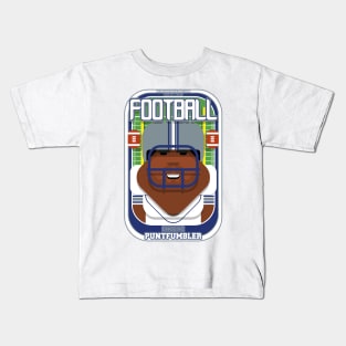 American Football White Silver Blue - Enzone Puntfumbler - Hayes version Kids T-Shirt